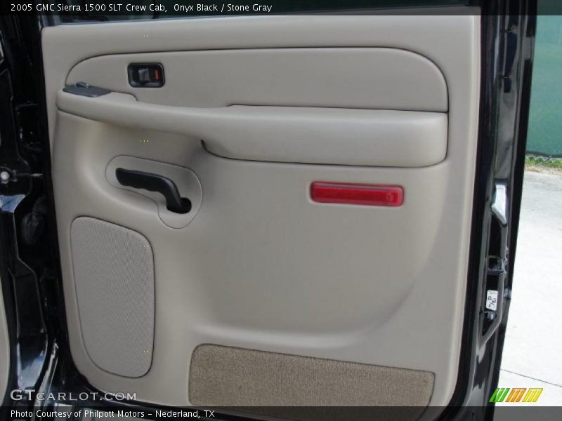 Onyx Black / Stone Gray 2005 GMC Sierra 1500 SLT Crew Cab