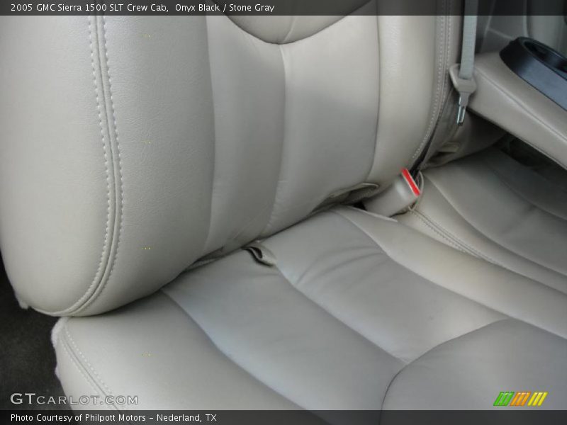 Onyx Black / Stone Gray 2005 GMC Sierra 1500 SLT Crew Cab