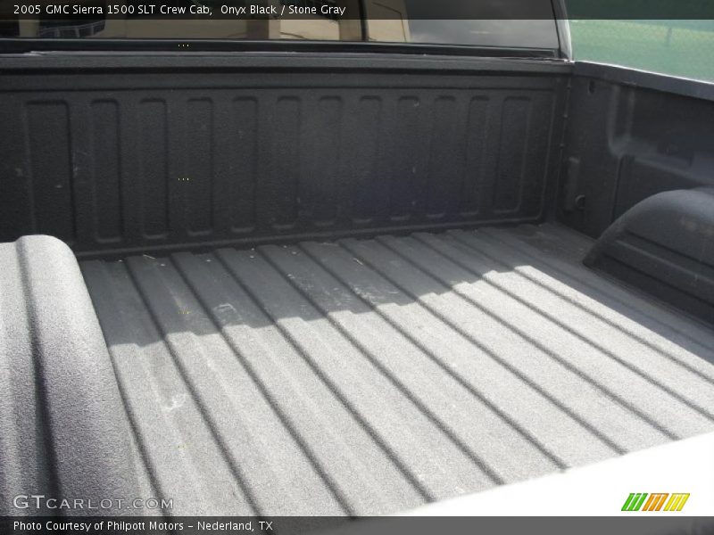 Onyx Black / Stone Gray 2005 GMC Sierra 1500 SLT Crew Cab