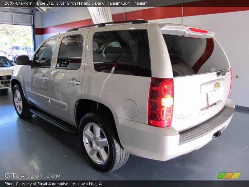 Silver Birch Metallic / Dark Titanium/Light Titanium 2007 Chevrolet Tahoe LTZ