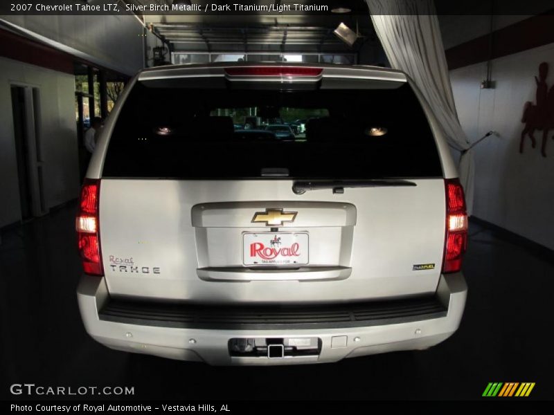 Silver Birch Metallic / Dark Titanium/Light Titanium 2007 Chevrolet Tahoe LTZ