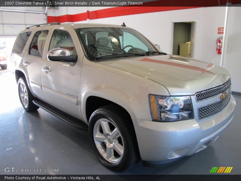 Silver Birch Metallic / Dark Titanium/Light Titanium 2007 Chevrolet Tahoe LTZ