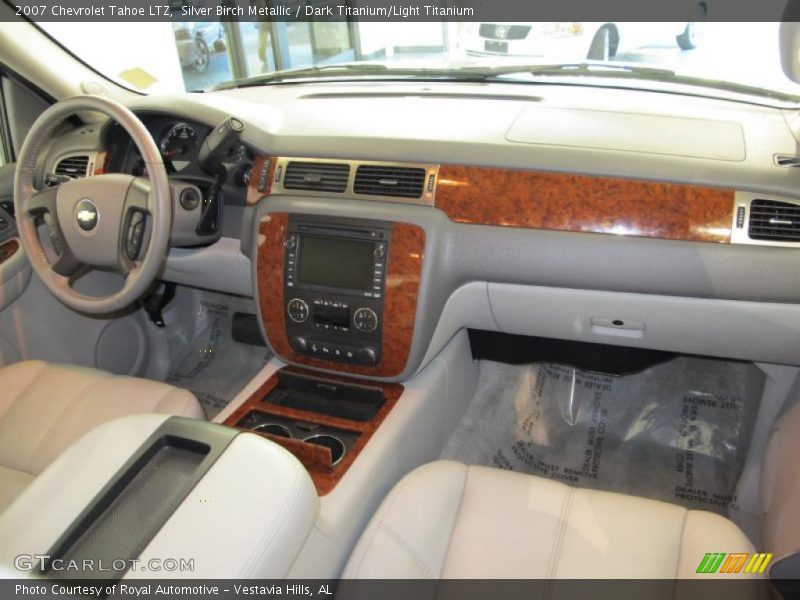 Silver Birch Metallic / Dark Titanium/Light Titanium 2007 Chevrolet Tahoe LTZ