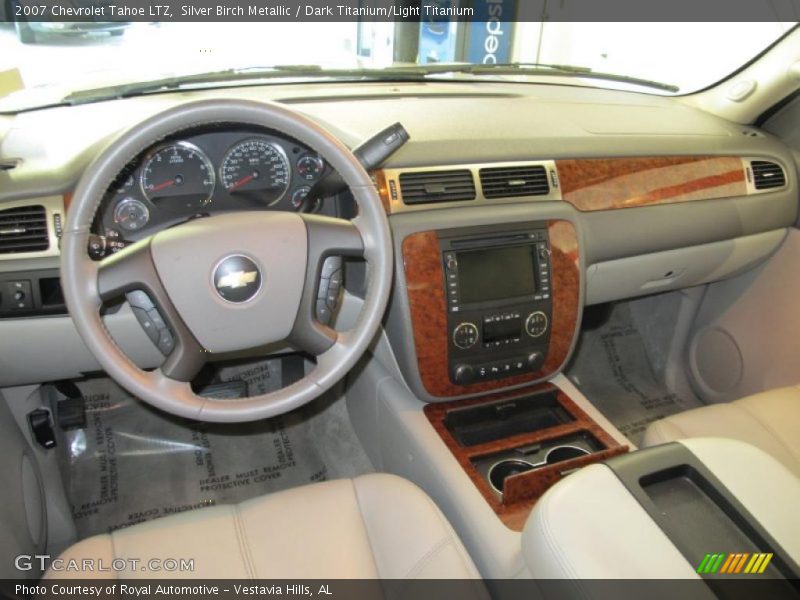 Silver Birch Metallic / Dark Titanium/Light Titanium 2007 Chevrolet Tahoe LTZ