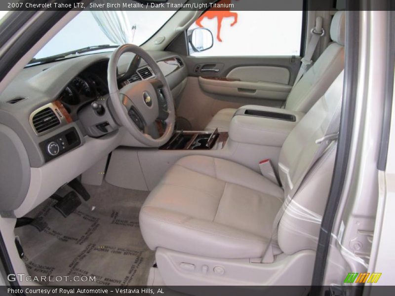 Silver Birch Metallic / Dark Titanium/Light Titanium 2007 Chevrolet Tahoe LTZ