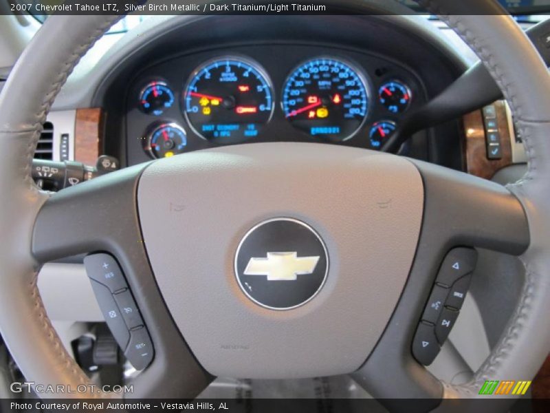 Silver Birch Metallic / Dark Titanium/Light Titanium 2007 Chevrolet Tahoe LTZ