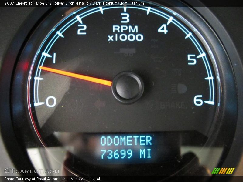 Silver Birch Metallic / Dark Titanium/Light Titanium 2007 Chevrolet Tahoe LTZ