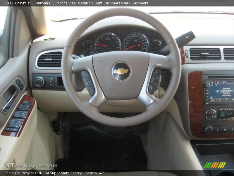 Mocha Steel Metallic / Light Cashmere/Dark Cashmere 2011 Chevrolet Suburban LT