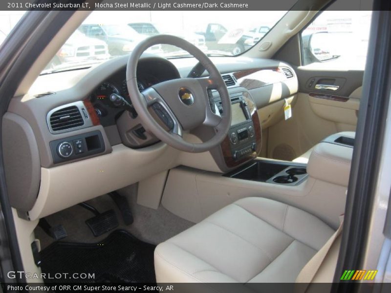 Mocha Steel Metallic / Light Cashmere/Dark Cashmere 2011 Chevrolet Suburban LT