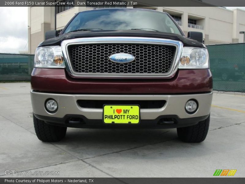 Dark Toreador Red Metallic / Tan 2006 Ford F150 Lariat SuperCrew 4x4