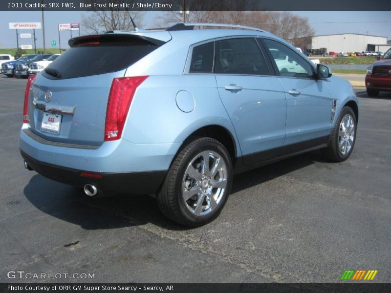 Blue Frost Metallic / Shale/Ebony 2011 Cadillac SRX FWD