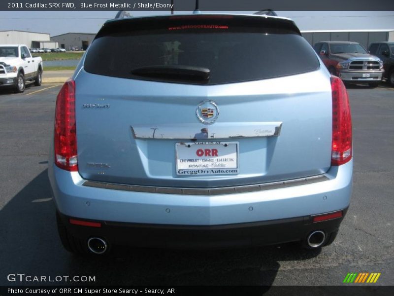 Blue Frost Metallic / Shale/Ebony 2011 Cadillac SRX FWD