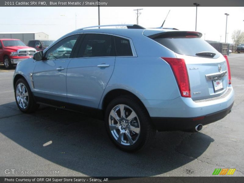 Blue Frost Metallic / Shale/Ebony 2011 Cadillac SRX FWD