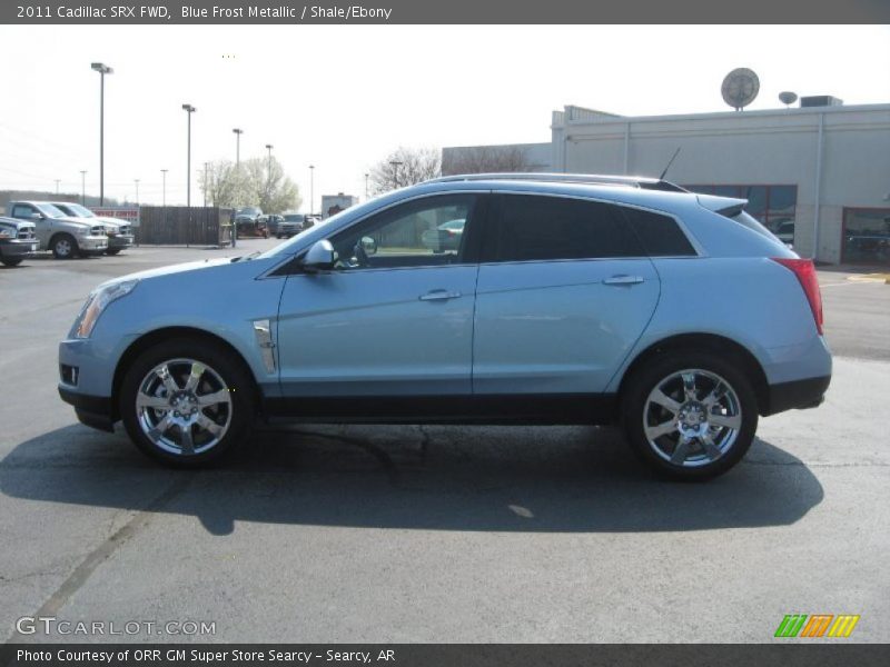 Blue Frost Metallic / Shale/Ebony 2011 Cadillac SRX FWD