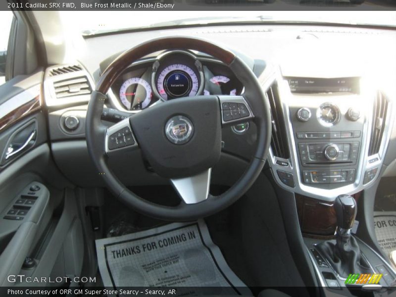 Blue Frost Metallic / Shale/Ebony 2011 Cadillac SRX FWD