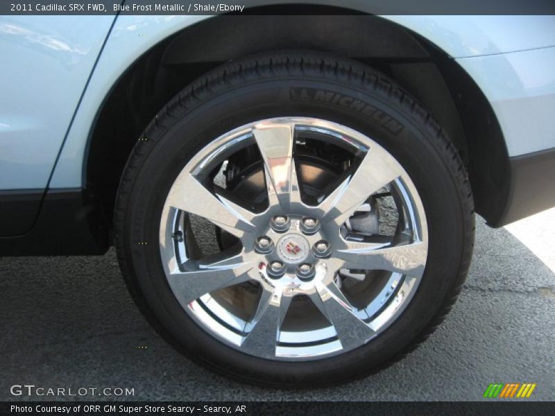 Blue Frost Metallic / Shale/Ebony 2011 Cadillac SRX FWD