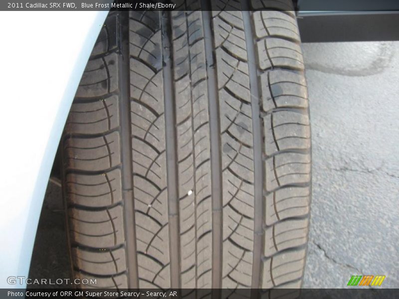 Blue Frost Metallic / Shale/Ebony 2011 Cadillac SRX FWD