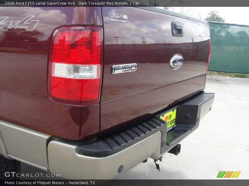 Dark Toreador Red Metallic / Tan 2006 Ford F150 Lariat SuperCrew 4x4