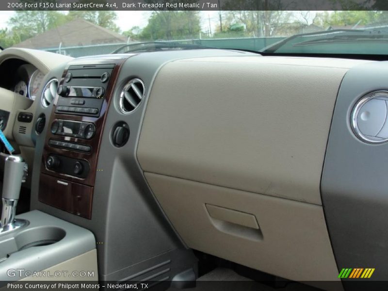 Dark Toreador Red Metallic / Tan 2006 Ford F150 Lariat SuperCrew 4x4