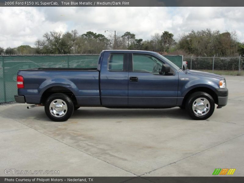 True Blue Metallic / Medium/Dark Flint 2006 Ford F150 XL SuperCab