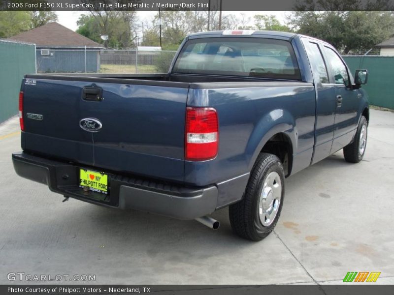 True Blue Metallic / Medium/Dark Flint 2006 Ford F150 XL SuperCab