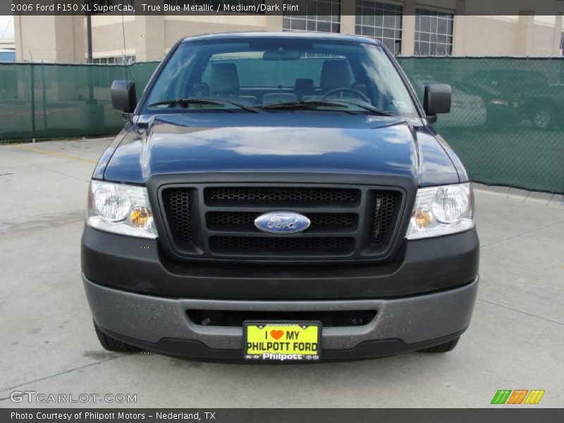 True Blue Metallic / Medium/Dark Flint 2006 Ford F150 XL SuperCab