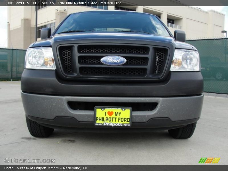 True Blue Metallic / Medium/Dark Flint 2006 Ford F150 XL SuperCab