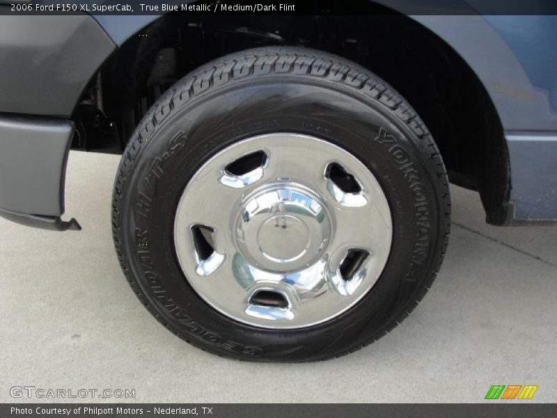 True Blue Metallic / Medium/Dark Flint 2006 Ford F150 XL SuperCab