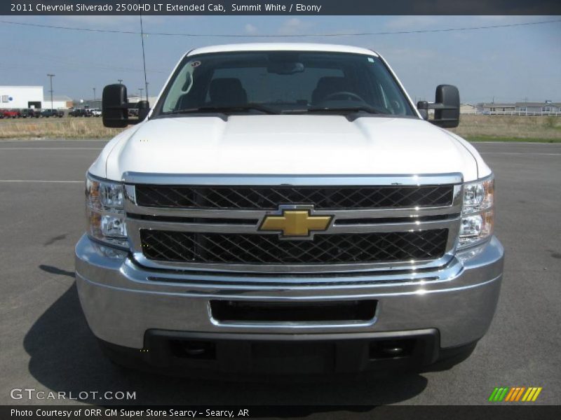 Summit White / Ebony 2011 Chevrolet Silverado 2500HD LT Extended Cab