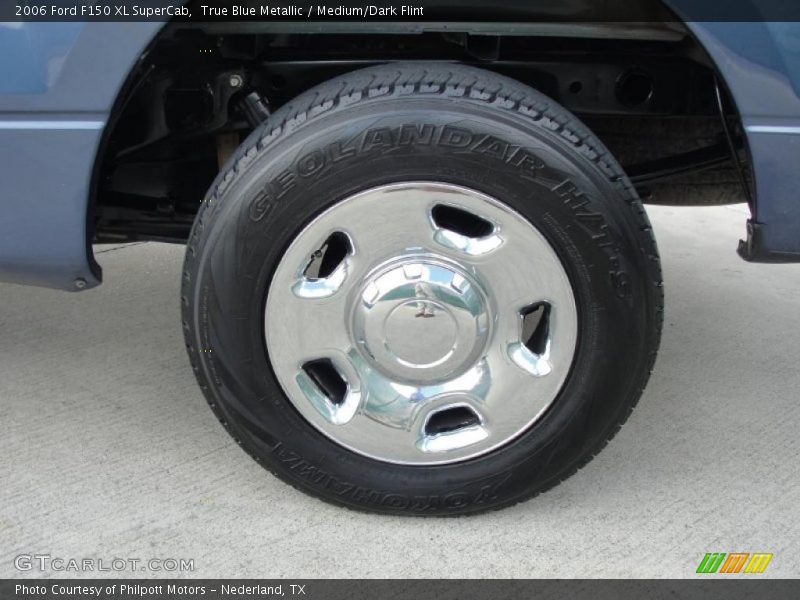 True Blue Metallic / Medium/Dark Flint 2006 Ford F150 XL SuperCab