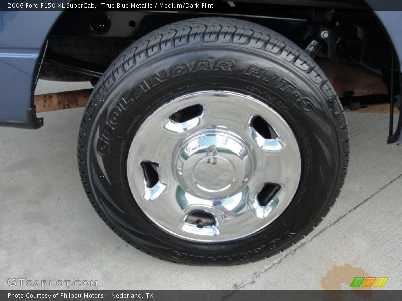 True Blue Metallic / Medium/Dark Flint 2006 Ford F150 XL SuperCab