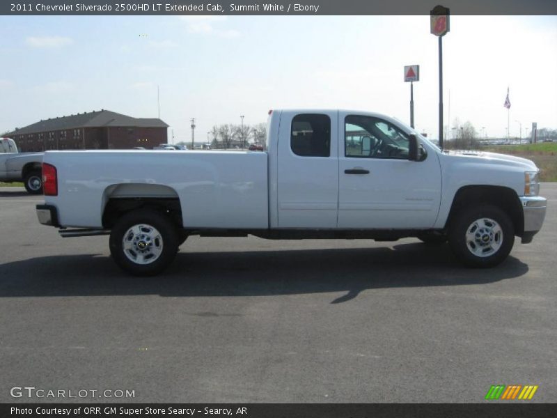 Summit White / Ebony 2011 Chevrolet Silverado 2500HD LT Extended Cab
