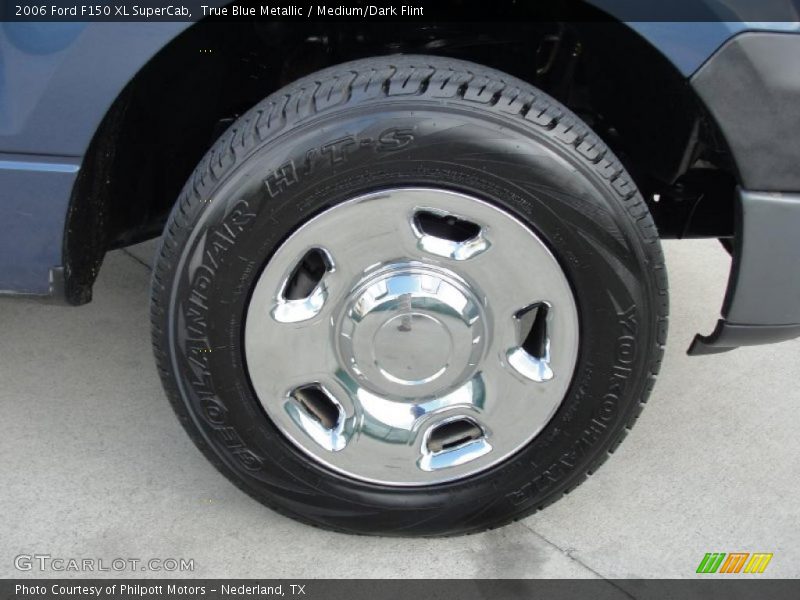 True Blue Metallic / Medium/Dark Flint 2006 Ford F150 XL SuperCab