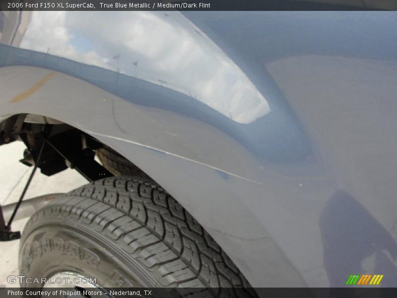 True Blue Metallic / Medium/Dark Flint 2006 Ford F150 XL SuperCab