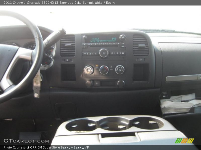 Summit White / Ebony 2011 Chevrolet Silverado 2500HD LT Extended Cab
