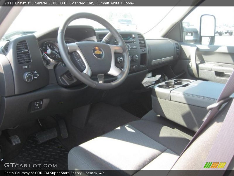 Summit White / Ebony 2011 Chevrolet Silverado 2500HD LT Extended Cab