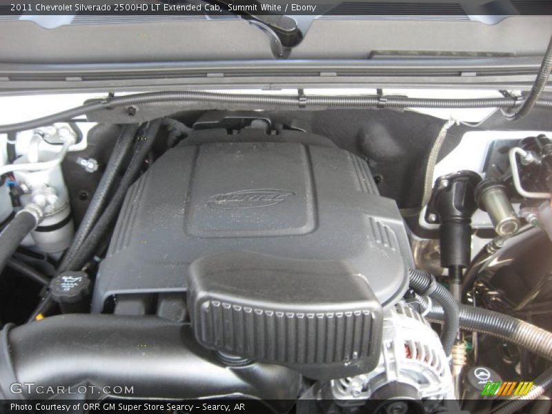 Summit White / Ebony 2011 Chevrolet Silverado 2500HD LT Extended Cab