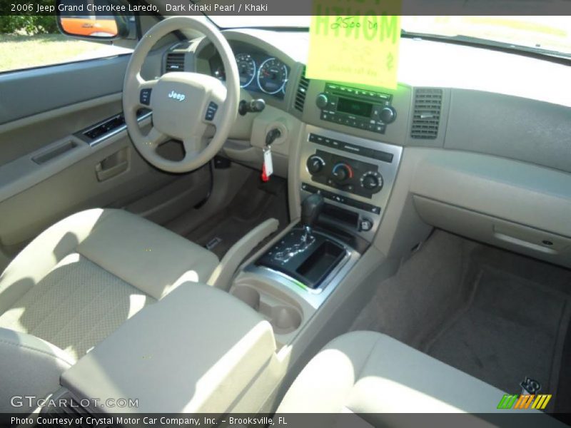 Dark Khaki Pearl / Khaki 2006 Jeep Grand Cherokee Laredo