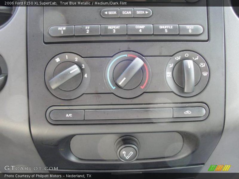 True Blue Metallic / Medium/Dark Flint 2006 Ford F150 XL SuperCab