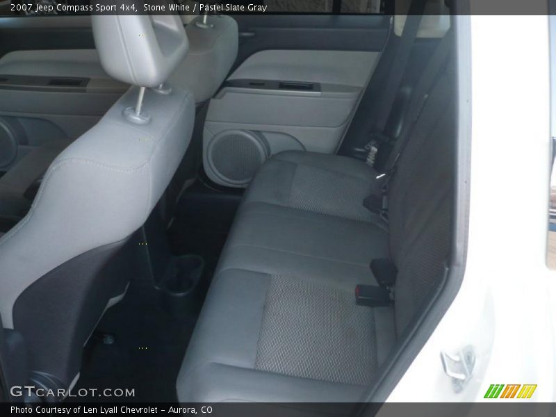 Stone White / Pastel Slate Gray 2007 Jeep Compass Sport 4x4