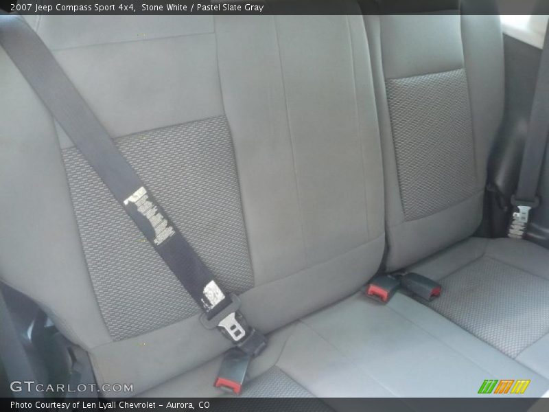 Stone White / Pastel Slate Gray 2007 Jeep Compass Sport 4x4