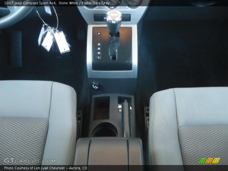Stone White / Pastel Slate Gray 2007 Jeep Compass Sport 4x4