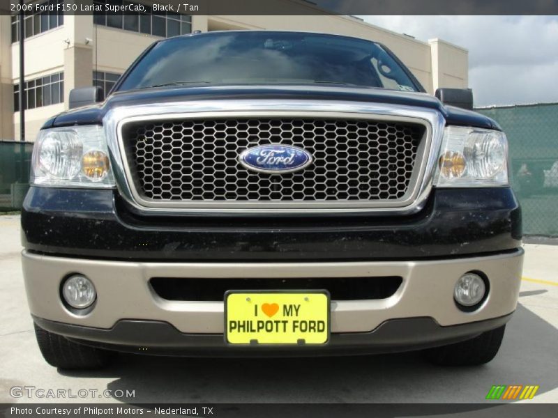 Black / Tan 2006 Ford F150 Lariat SuperCab