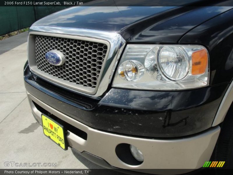 Black / Tan 2006 Ford F150 Lariat SuperCab