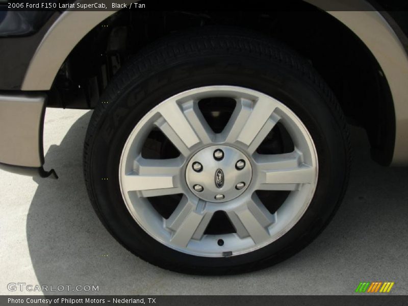 Black / Tan 2006 Ford F150 Lariat SuperCab