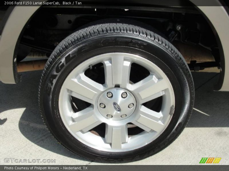 Black / Tan 2006 Ford F150 Lariat SuperCab