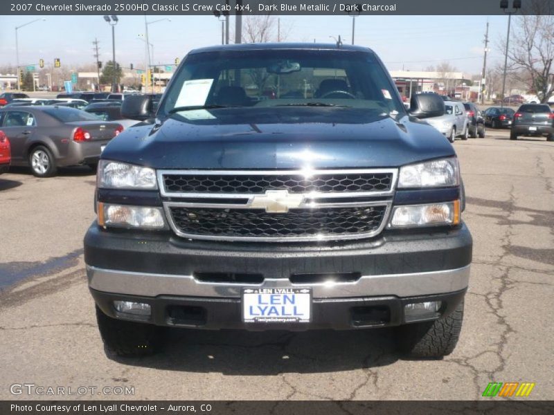 Dark Blue Metallic / Dark Charcoal 2007 Chevrolet Silverado 2500HD Classic LS Crew Cab 4x4
