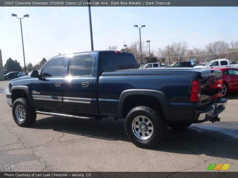 Dark Blue Metallic / Dark Charcoal 2007 Chevrolet Silverado 2500HD Classic LS Crew Cab 4x4