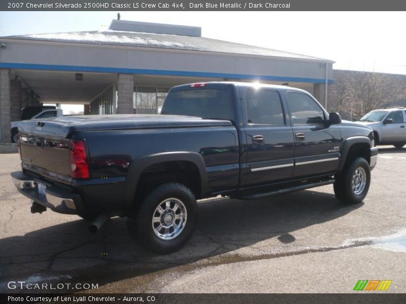 Dark Blue Metallic / Dark Charcoal 2007 Chevrolet Silverado 2500HD Classic LS Crew Cab 4x4