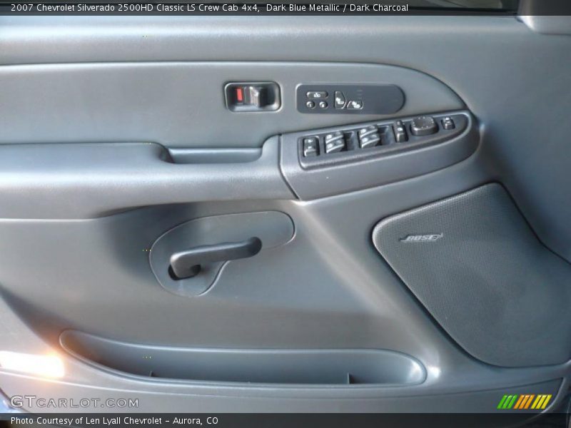 Dark Blue Metallic / Dark Charcoal 2007 Chevrolet Silverado 2500HD Classic LS Crew Cab 4x4